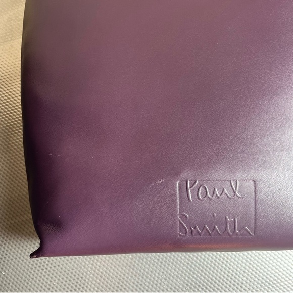 Paul Smith purple 2-tone long shopper tote bag - Picture 3 of 10